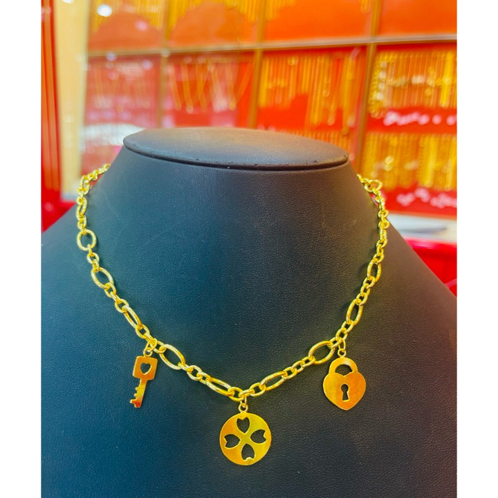 Pure 1 Baht Gold Necklace by KMDGold