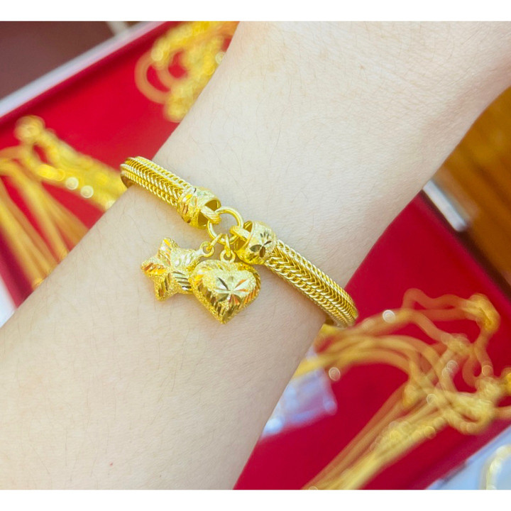 Genuine 1 Baht Gold Bracelet - KMDGold Fashion Jewelry