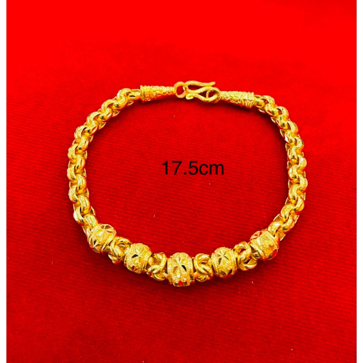 Genuine 1 Baht Gold Bracelet - KMDGold Fashion Jewelry